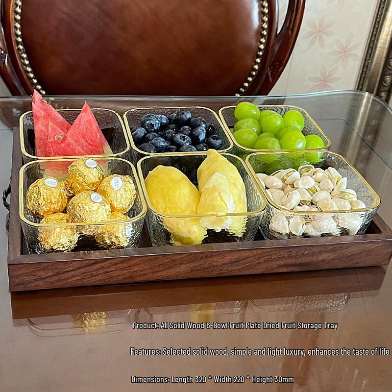 Handon Solid Wood Serving Set with Rotating Dried Fruit Box and Hammered Bowls
Handon Solid Wood Serving Set with Rotating Dried Fruit Box and Hammered Bowls