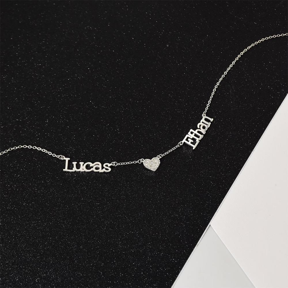 Custom Two Name Necklace For Women Christmas Multiple Names Zirconia Heart Necklaces Personalized Jewelry Couple Dainty Gift Mom
Custom Two Name Necklace For Women Christmas Multiple Names Zirconia Heart Necklaces Personalized Jewelry Couple Dainty Gift Mom