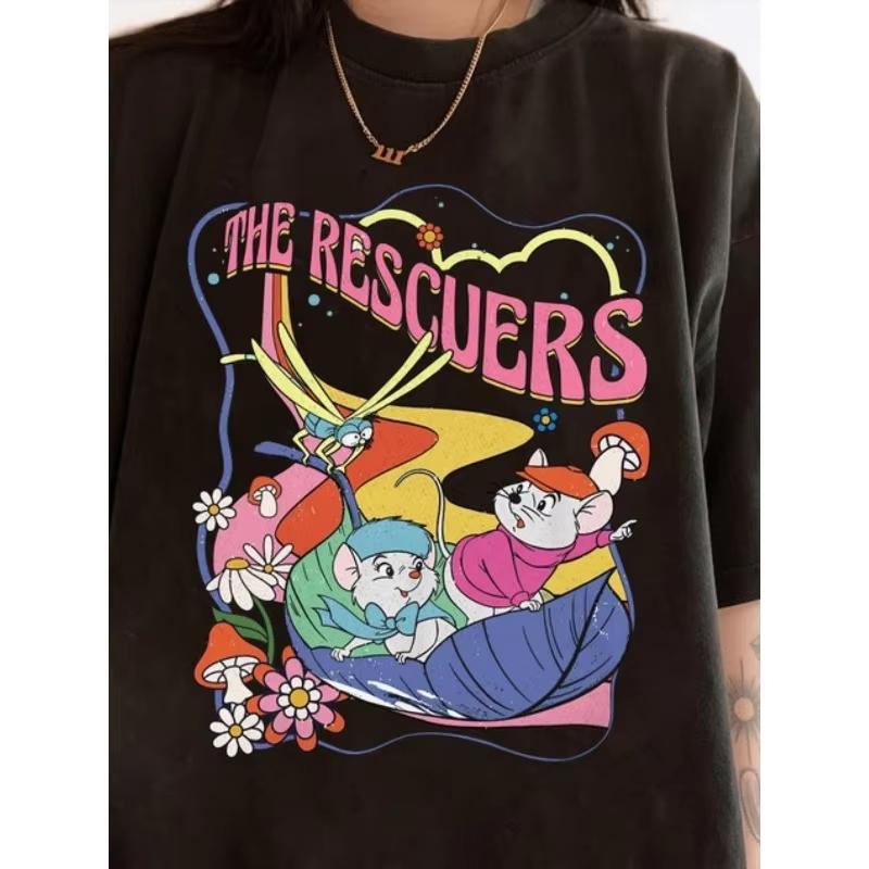 Retro Rescue Team Bernard and Bianca Movie Tshirt Four Seasons Casual Fashion Unisexs and Womens Street Wear 4XL
Retro Rescue Team Bernard and Bianca Movie Tshirt Four Seasons Casual Fashion Unisexs and Womens Street Wear 4XL