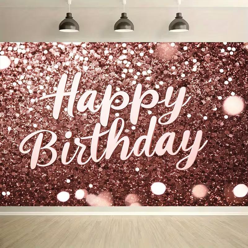 2D Luxury Pink Gold Glitter Happy Birthday Photography Background Banner 47.2x31.5inch/120*80cm
2D Luxury Pink Gold Glitter Happy Birthday Photography Background Banner 47.2x31.5inch/120*80cm