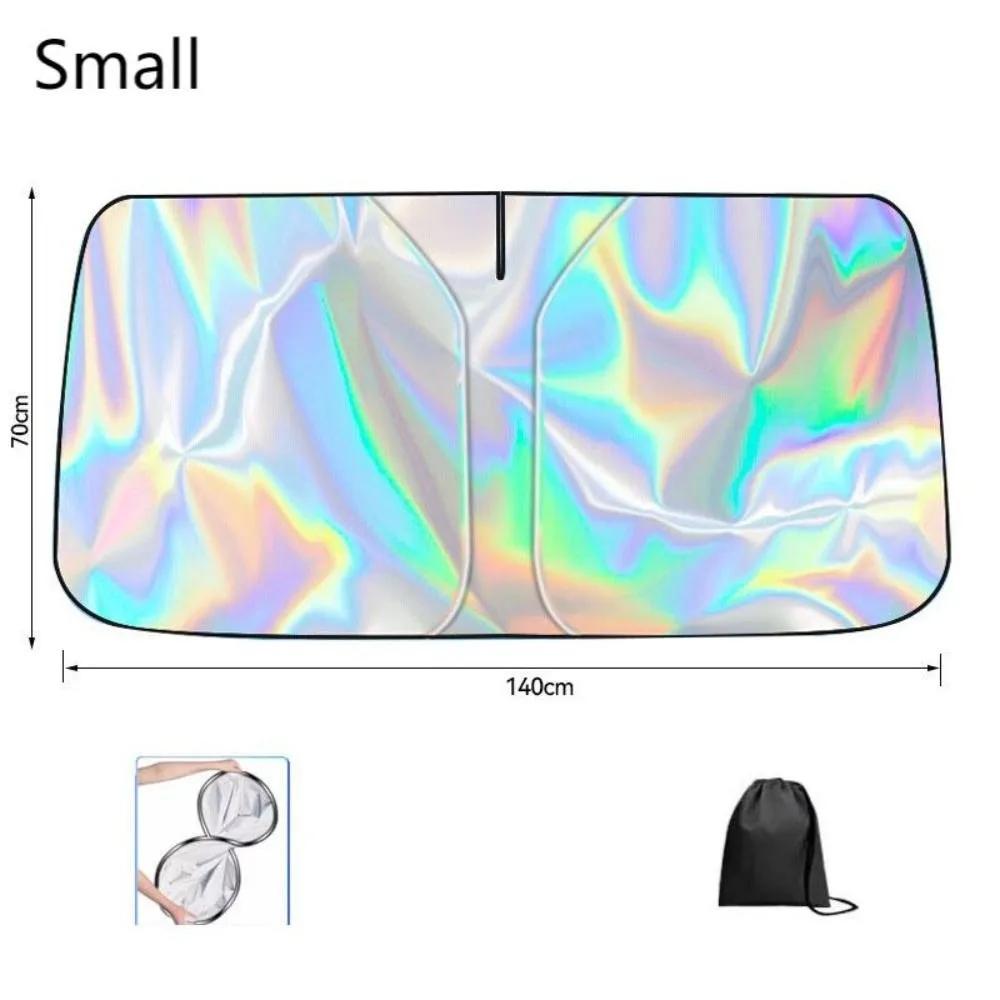 UV Protection Curtain Car Front Window Sun Shade Laser Layer Heat Shield Cooling Folding Windscreen Visor Styling Accessories
UV Protection Curtain Car Front Window Sun Shade Laser Layer Heat Shield Cooling Folding Windscreen Visor Styling Accessories