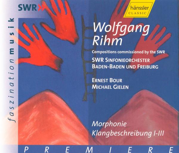 CD WOLFGANG RIHM - SINFONIEORCHESTER D - Morphonie / Klangbeschreibung I-III CD93010 Hänssler Classi 2000 Germany Classical Used
CD WOLFGANG RIHM - SINFONIEORCHESTER D - Morphonie / Klangbeschreibung I-III CD93010 Hänssler Classi 2000 Germany Classical Used