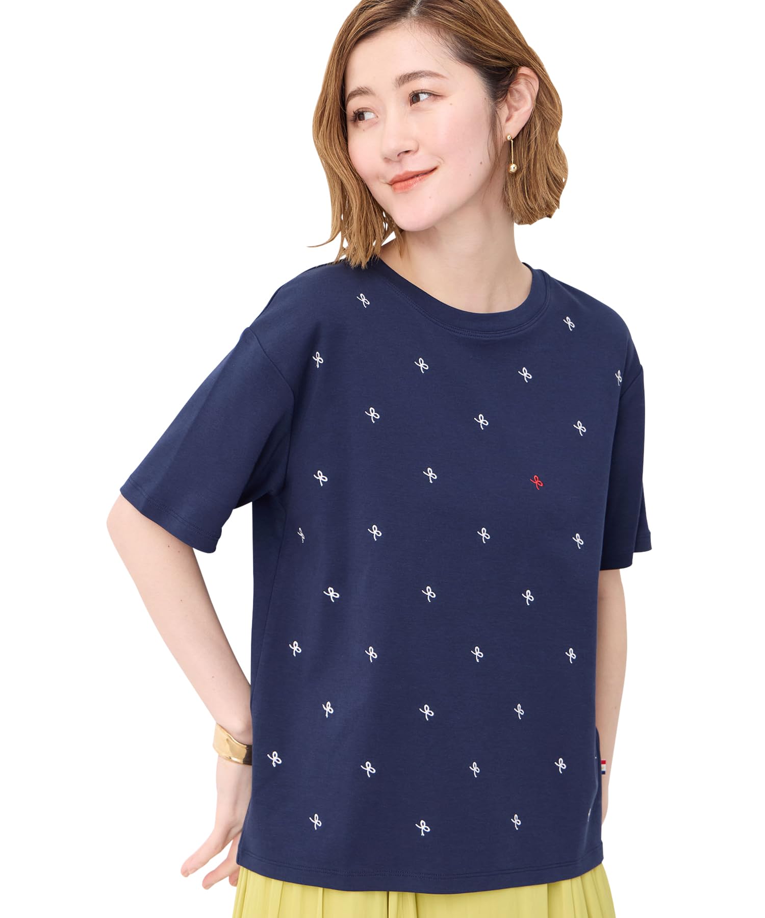 Petit Honfleur Cooling UV Protection Ribbon Embroidered 521119 T-Shirt, Women s, Navy,
Petit Honfleur Cooling UV Protection Ribbon Embroidered 521119 T-Shirt, Women s, Navy,