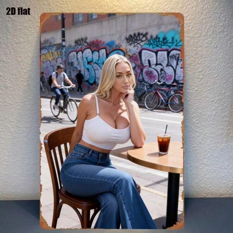 Metal Poster Wall Art Graffiti Cafe Kitchen Decor
Metal Poster Wall Art Graffiti Cafe Kitchen Decor