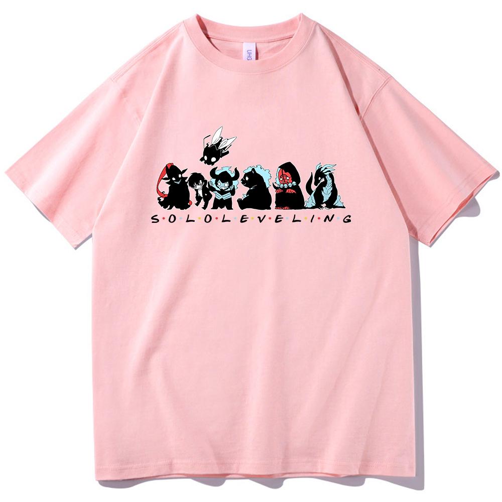 Women Shirts Causal Anime Cute Solo Leveling T-shirt O-Neck Short Sleeve Shirts Fans Gift High Quality Tees Womens Tops XL рожевий
Women Shirts Causal Anime Cute Solo Leveling T-shirt O-Neck Short Sleeve Shirts Fans Gift High Quality Tees Womens Tops XL рожевий