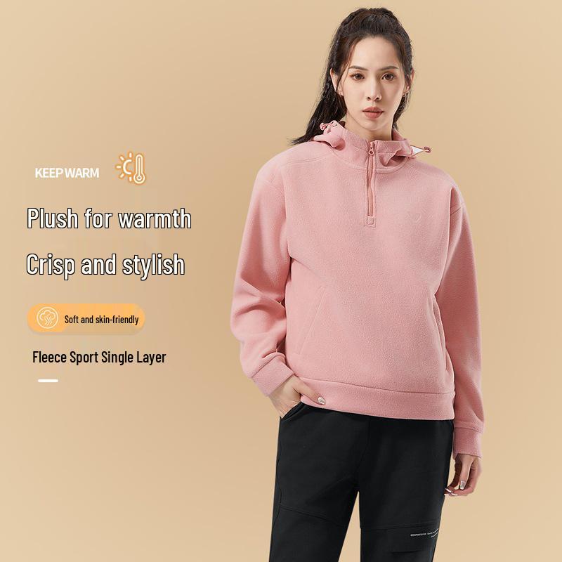 Women s Warm Fleece Hooded Pullover for Autumn/Winter - Casual Half-Zip Running Sweatshirt 3XL
Women s Warm Fleece Hooded Pullover for Autumn/Winter - Casual Half-Zip Running Sweatshirt 3XL