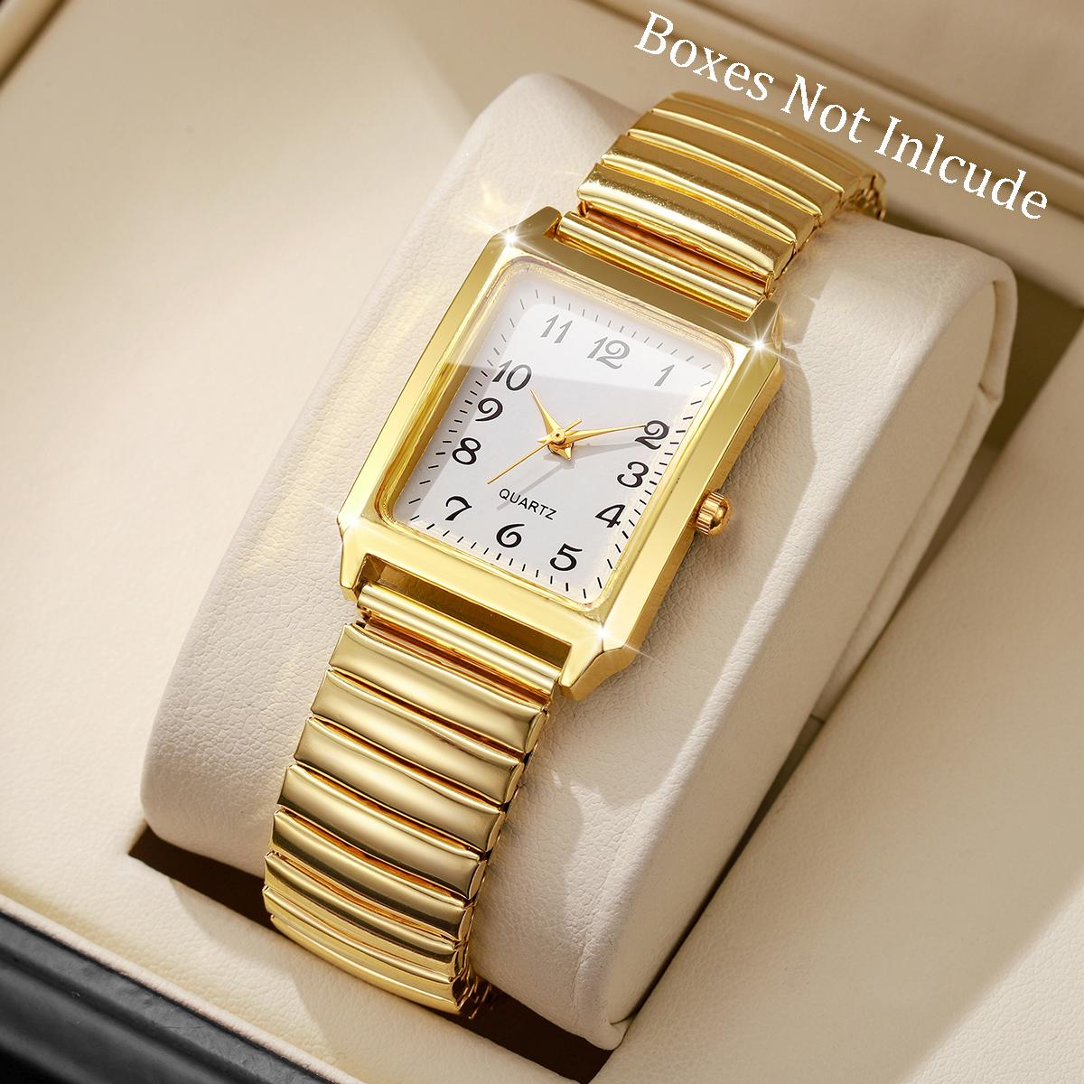 Fashion Rectangle Arabic Dial Women Watches Casual Asual Elastic Strap Quartz Wristwatch for Ladies Relogio Feminino (No Box)
Fashion Rectangle Arabic Dial Women Watches Casual Asual Elastic Strap Quartz Wristwatch for Ladies Relogio Feminino (No Box)