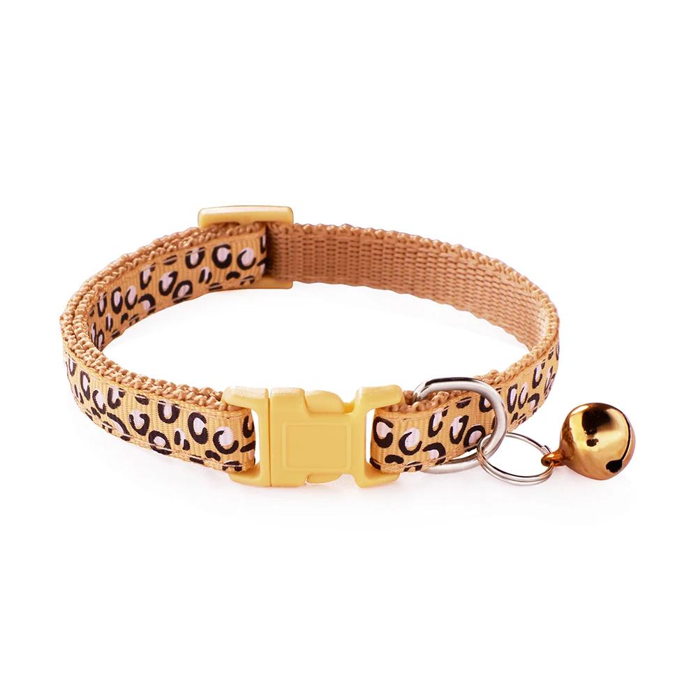Leopard Print Pet Collar, Adjustable cat Collar with Bells To Prevent Loss Fashion dog Collar for Cats and Puppies Accessories хакі
Leopard Print Pet Collar, Adjustable cat Collar with Bells To Prevent Loss Fashion dog Collar for Cats and Puppies Accessories хакі