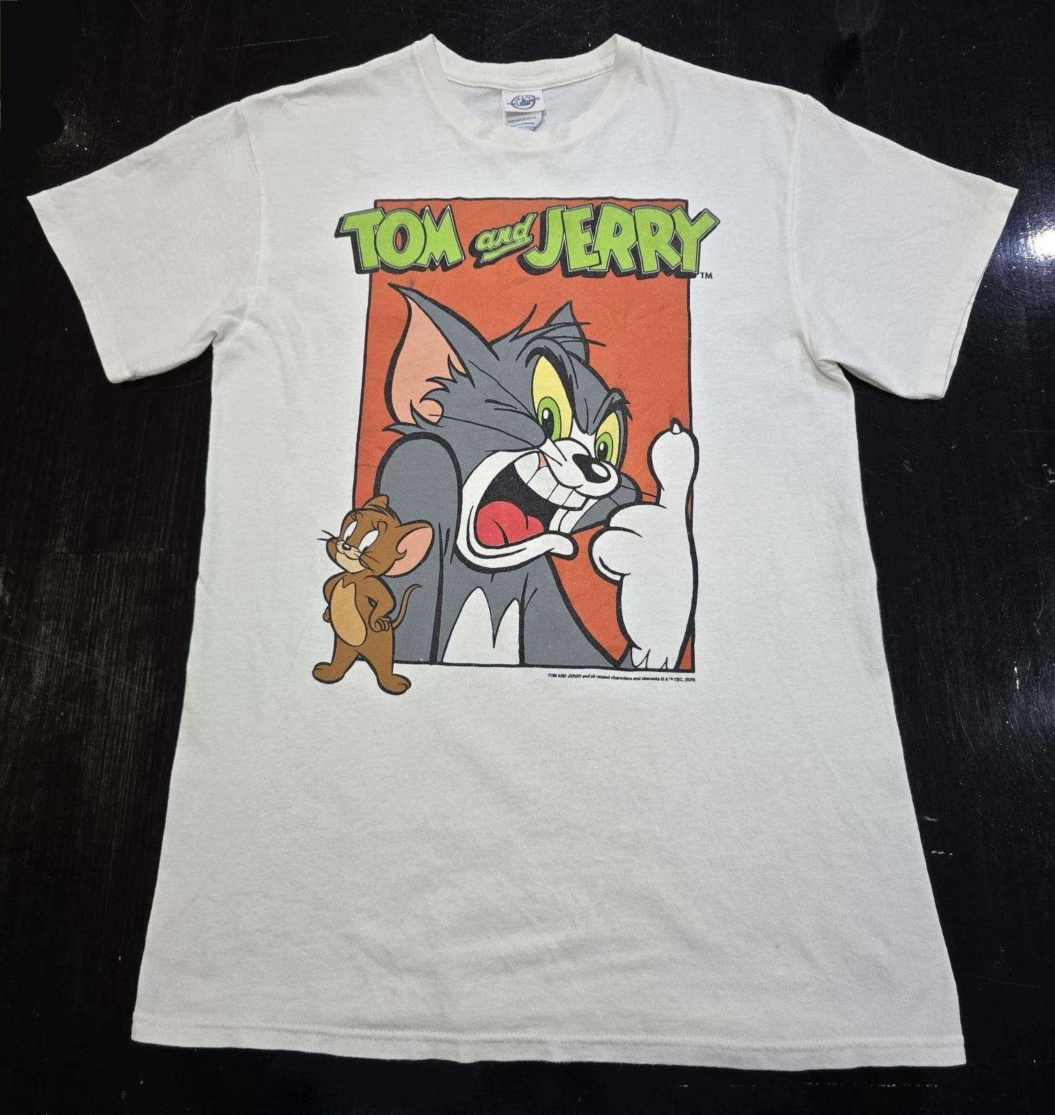 Tom And Jerry 100% Cotton T-shirt Mens Tees Top Mens Size Medium White Delta Pro Weight Tee S
Tom And Jerry 100% Cotton T-shirt Mens Tees Top Mens Size Medium White Delta Pro Weight Tee S