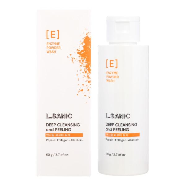 Энзимная пудра-пилинг для глубокого очищения L,SANIC Deep Cleansing and Peeling Enzyme Powder Wash 60 г
Энзимная пудра-пилинг для глубокого очищения L,SANIC Deep Cleansing and Peeling Enzyme Powder Wash 60 г