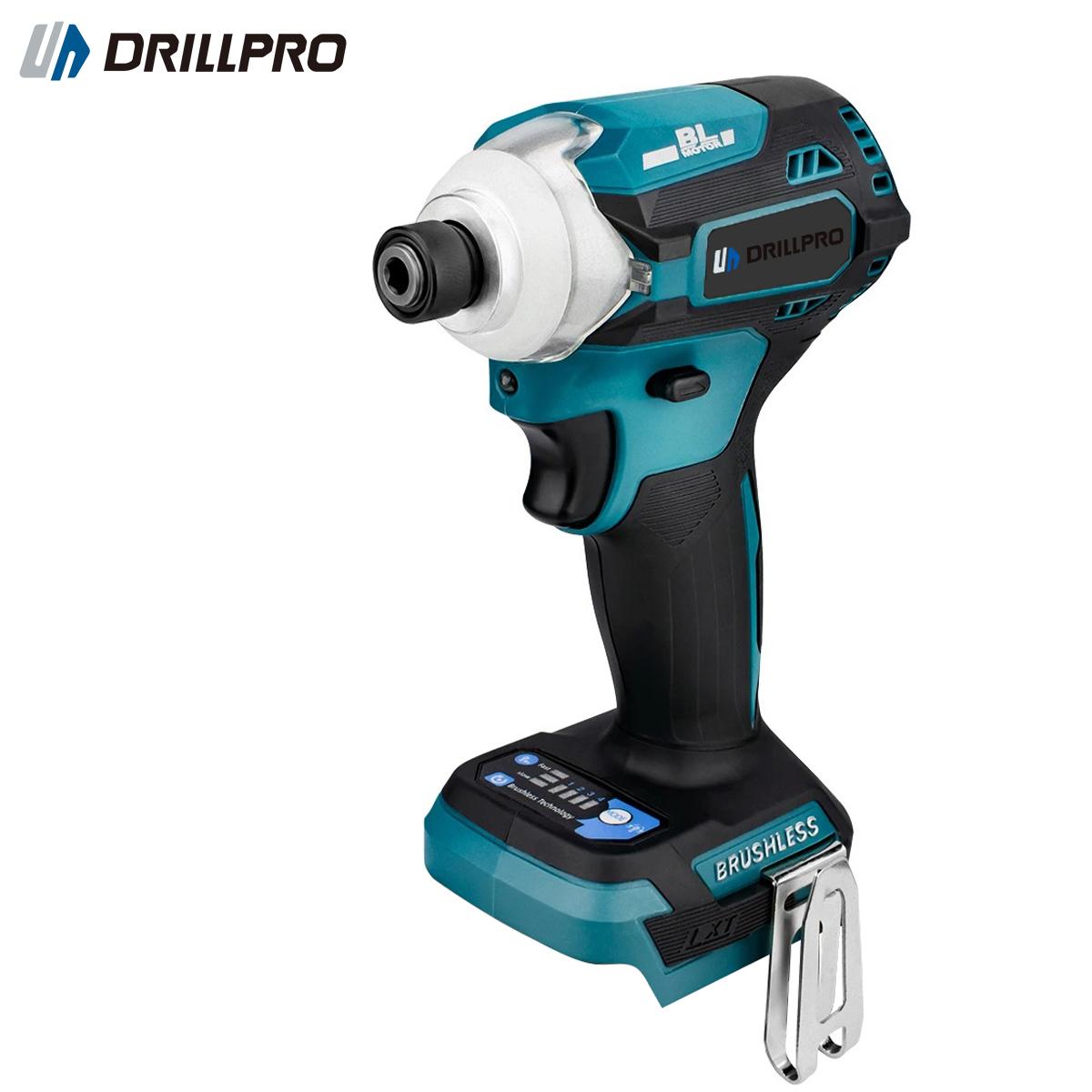 Drillpro 588Nm Бесщеточная отвертка электрическая дрель аккумуляторный ударный гайковерт 4 скорости электроинструмент для 18 В аккумулятора
Drillpro 588Nm Бесщеточная отвертка электрическая дрель аккумуляторный ударный гайковерт 4 скорости электроинструмент для 18 В аккумулятора