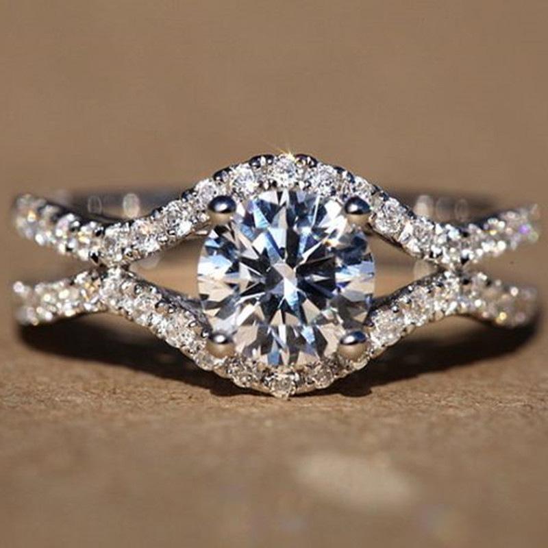 European and American Double Row Diamond Oval Closed Ring Simple Wedding Temperament Princess Banquet Women s Accessory 8
European and American Double Row Diamond Oval Closed Ring Simple Wedding Temperament Princess Banquet Women s Accessory 8