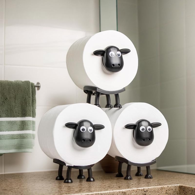 3-Pack Sheep Toilet Paper Roll Holder Set, OPP Packaging - Cute Bathroom Organizer with Adorable Design
3-Pack Sheep Toilet Paper Roll Holder Set, OPP Packaging - Cute Bathroom Organizer with Adorable Design
