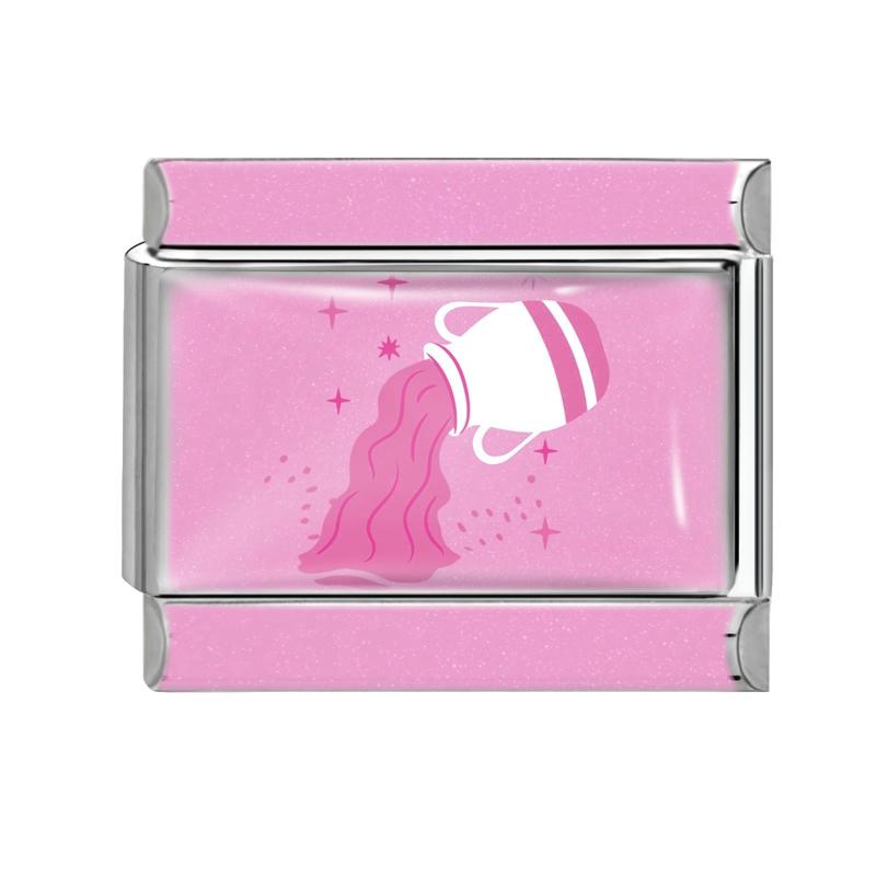 New Pink Color Design 12 Constellations Italian Charm Links Fit 9mm Stainless Steel Bracelet Women Men DIY Making Jewelry
New Pink Color Design 12 Constellations Italian Charm Links Fit 9mm Stainless Steel Bracelet Women Men DIY Making Jewelry