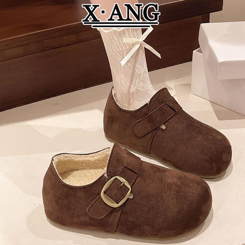 Кожаная овечья шерсть всевключительно толстоподошвенные женские бархатные для сохранения тепла, внутренняя высота увеличивающая хлопковая обувь, одна педаль 40
Кожаная овечья шерсть всевключительно толстоподошвенные женские бархатные для сохранения тепла, внутренняя высота увеличивающая хлопковая обувь, одна педаль 40