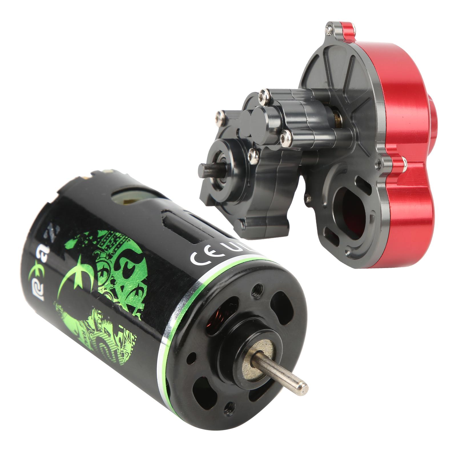 Metal Center Gear Box Transmission with 540 Brushed Motor 35T for Crawler for Axial SCX10
Metal Center Gear Box Transmission with 540 Brushed Motor 35T for Crawler for Axial SCX10