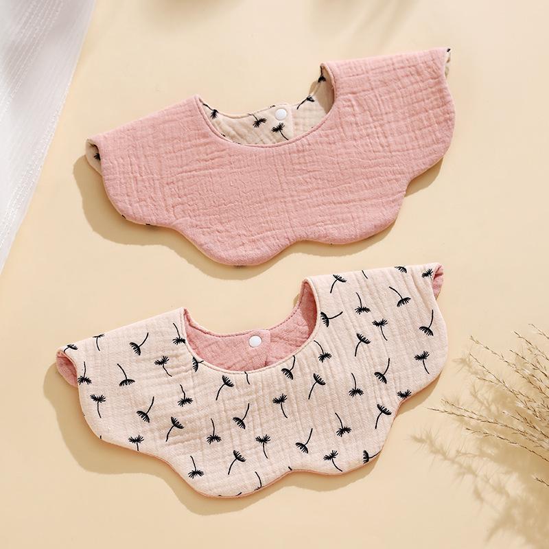 Korean Style Waterproof Baby Gauze Bib - Anti-Spit Up & Drool Petal Bib for Newborns
Korean Style Waterproof Baby Gauze Bib - Anti-Spit Up & Drool Petal Bib for Newborns