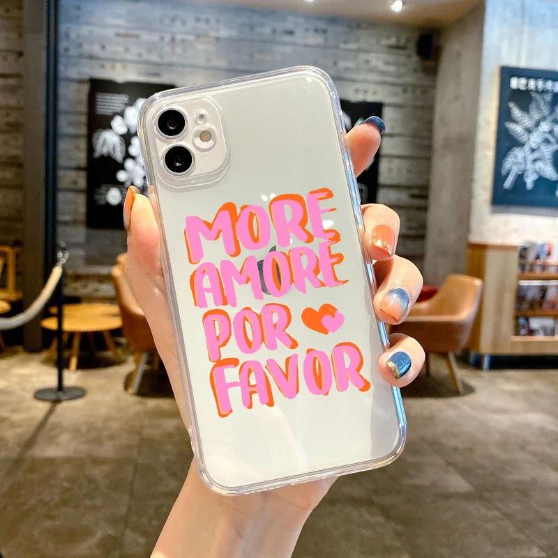Colorful More Amor Por Favor Phone Case For iPhone 16 15 11 12 14 13 Pro Max Mini X XSMax XR 7 8 Plus SE4 16e Cute Silica Covers iPhone 15
Colorful More Amor Por Favor Phone Case For iPhone 16 15 11 12 14 13 Pro Max Mini X XSMax XR 7 8 Plus SE4 16e Cute Silica Covers iPhone 15