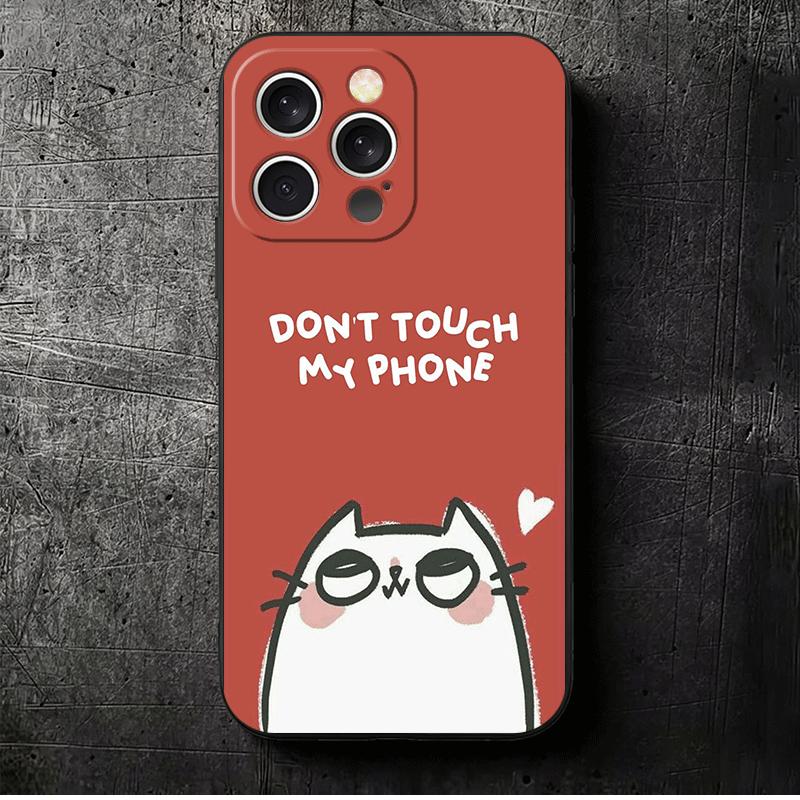 Funny Dont Touch My CallPhone Soft Phone Case for iPhone 16 16E 17 Air 15 Pro Max 14 Plus 13 Mini 11 12 7 Black Cover Back Shell iPhone 17 Pro
Funny Dont Touch My CallPhone Soft Phone Case for iPhone 16 16E 17 Air 15 Pro Max 14 Plus 13 Mini 11 12 7 Black Cover Back Shell iPhone 17 Pro