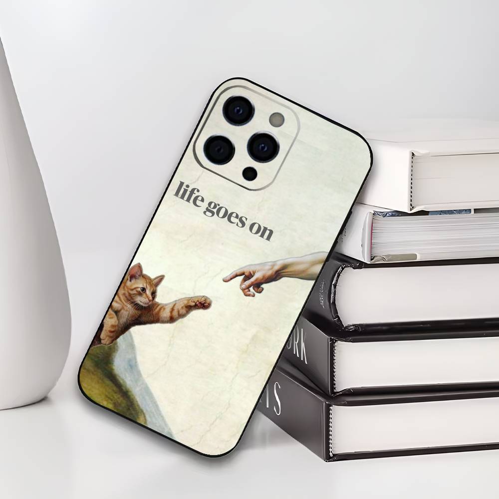 Funny Artistic Cat Painting Phone Case For IPhone 17,16,15,14,13,12,11,Plus,Pro,Max,Plus,XS,soft case Black silicone iPhone17PRO
Funny Artistic Cat Painting Phone Case For IPhone 17,16,15,14,13,12,11,Plus,Pro,Max,Plus,XS,soft case Black silicone iPhone17PRO