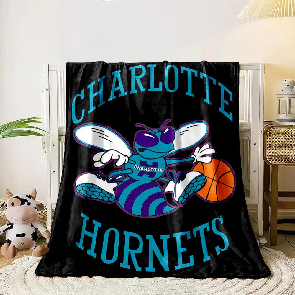 A cartoon hornet dribbling a basketball with Charlotte Hornets text. for all seasons blanket lunch break throw gift 80cm x 120cm
A cartoon hornet dribbling a basketball with Charlotte Hornets text. for all seasons blanket lunch break throw gift 80cm x 120cm