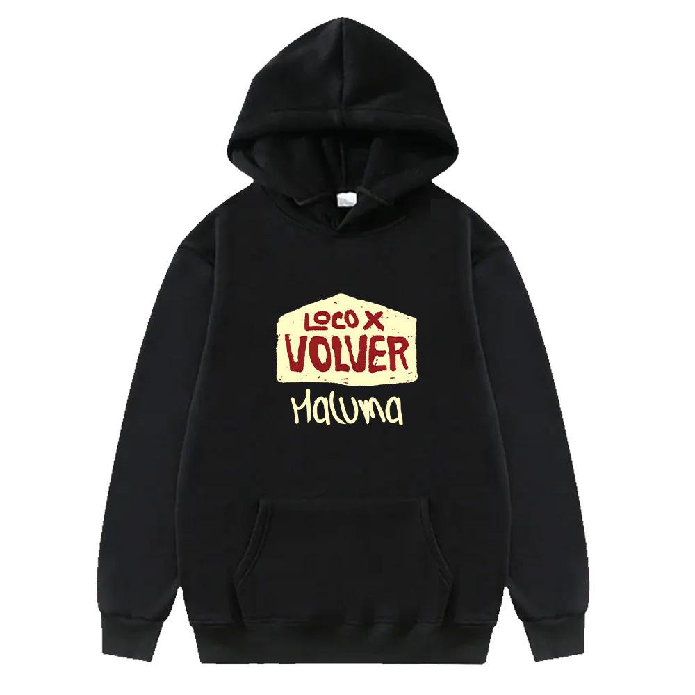 Maluma Loco X Volver Hoodies Maluma Sweatshirts Men Women Fashion Tops Men s Hip Hop Streetwear XS чёрный
Maluma Loco X Volver Hoodies Maluma Sweatshirts Men Women Fashion Tops Men s Hip Hop Streetwear XS чёрный