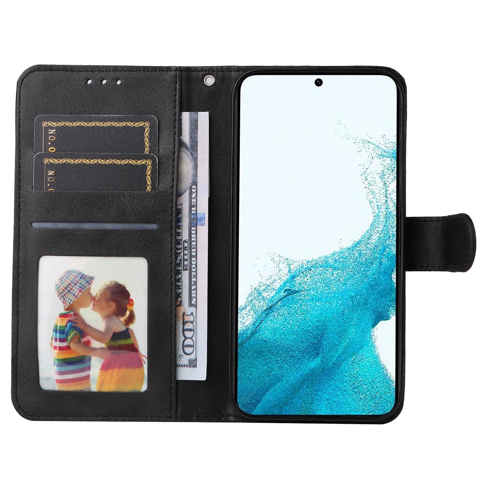 PU Leather Phone Case For Samsung Galaxy A34 5G Full Protection Calf Texture Magnetic Flip Wallet Stand Wear-resistant Phone Cover with Strap Black
PU Leather Phone Case For Samsung Galaxy A34 5G Full Protection Calf Texture Magnetic Flip Wallet Stand Wear-resistant Phone Cover with Strap Black
