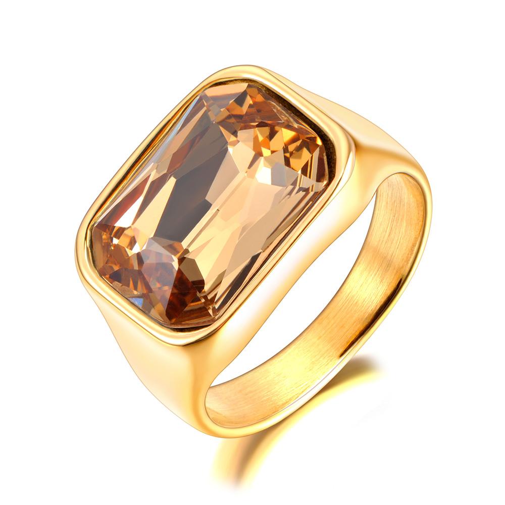 Lokaer Luxury Shiny Cubic Zirconia Stainless Steel Wedding Statement Ring PVD Gold Plated Fashion Waterproof Jewelry R24007 6
Lokaer Luxury Shiny Cubic Zirconia Stainless Steel Wedding Statement Ring PVD Gold Plated Fashion Waterproof Jewelry R24007 6