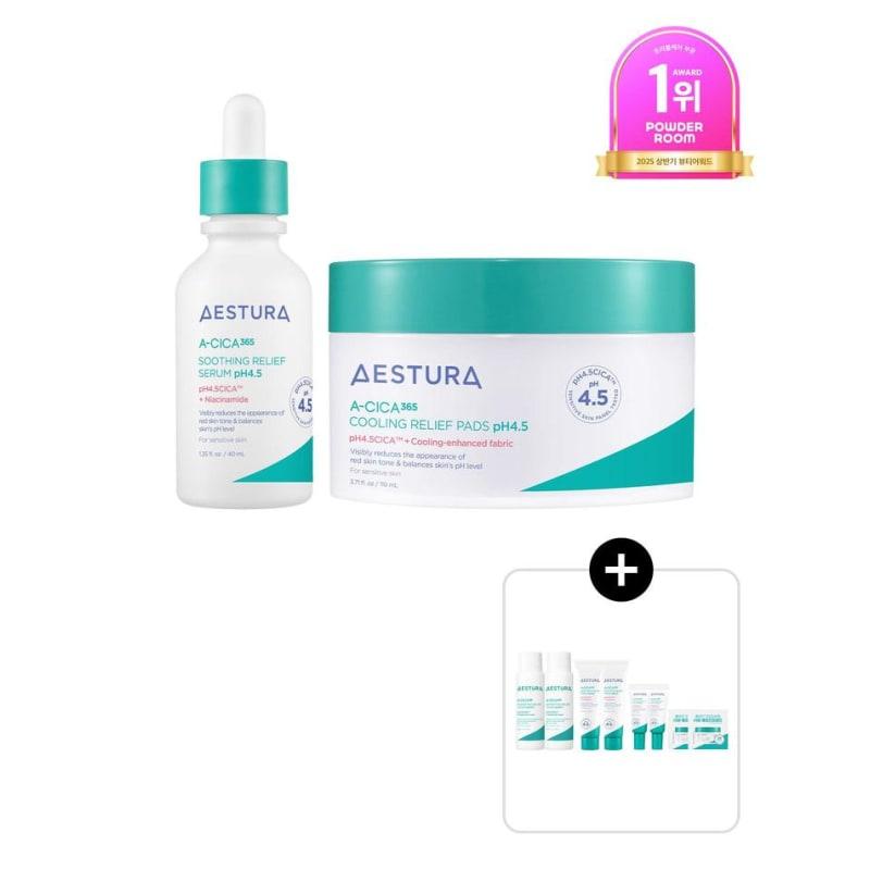 Acica 365 Trace Soothing Serum pH4.5 40ml + Cooling Pack Pad pH4.5 110ml
Acica 365 Trace Soothing Serum pH4.5 40ml + Cooling Pack Pad pH4.5 110ml
