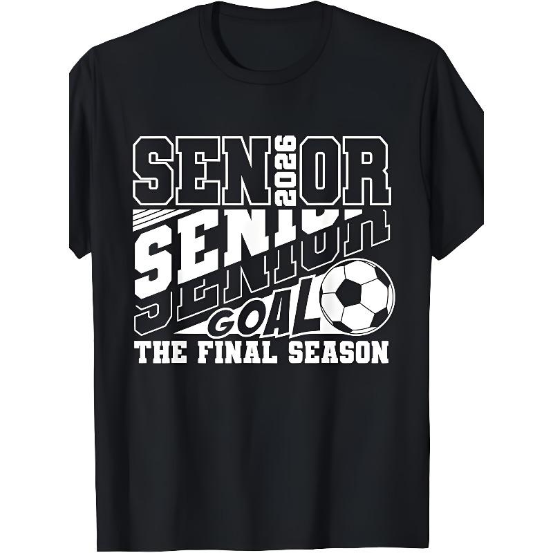 European sizes Men s Retro Soccer T-Shirt Suitable for Soccer Fans - Bold SENIOR Graphic Design, GOAL & THE FINAL SEASON Print, Round Neck S чёрный
European sizes Men s Retro Soccer T-Shirt Suitable for Soccer Fans - Bold SENIOR Graphic Design, GOAL & THE FINAL SEASON Print, Round Neck S чёрный
