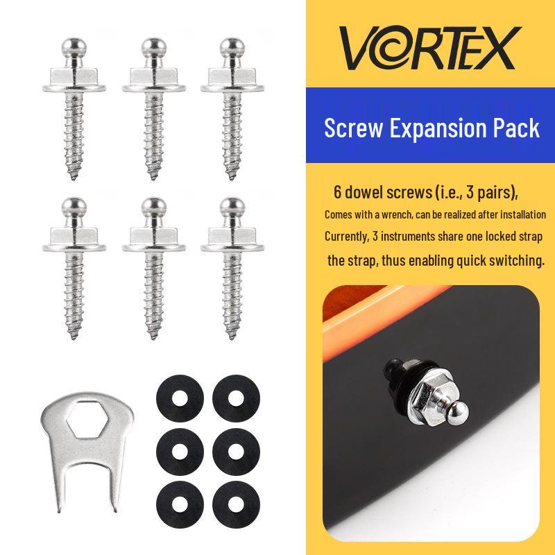 VORTEX Universal Guitar Strap Lock for Electric, Bass, and Acoustic Guitars
VORTEX Universal Guitar Strap Lock for Electric, Bass, and Acoustic Guitars