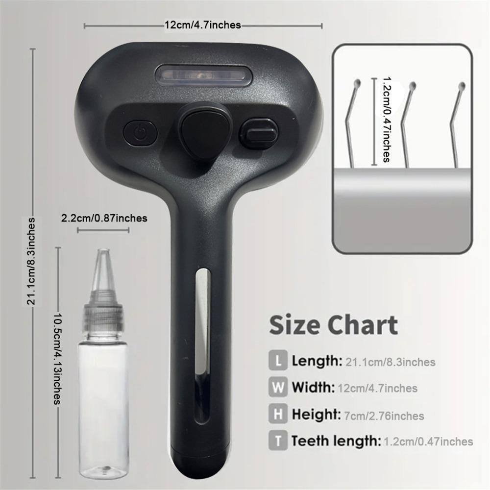 Upgraded Pet Spray Hair Comb Anti-static Rechargeable Pet Hair Removal Comb Misting Cat Brush for Dogs Cats чорний
Upgraded Pet Spray Hair Comb Anti-static Rechargeable Pet Hair Removal Comb Misting Cat Brush for Dogs Cats чорний