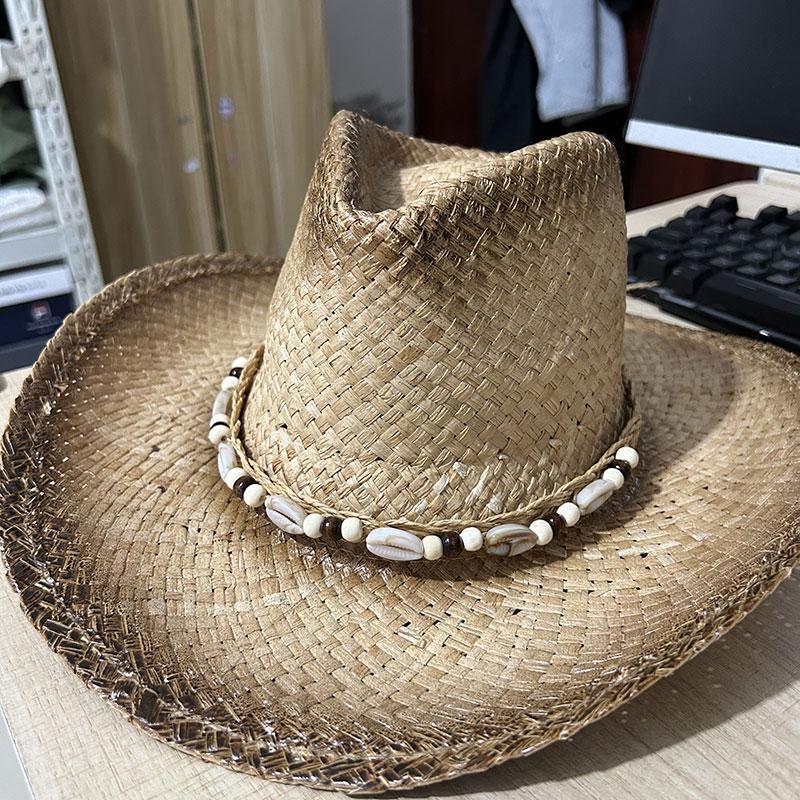 2024 New Thickened Cowboy Hat Vintage Straw Hat Men s and Women s Jazz Large Cowboy Hat Straw Hat Sun Hat Summer Hat
2024 New Thickened Cowboy Hat Vintage Straw Hat Men s and Women s Jazz Large Cowboy Hat Straw Hat Sun Hat Summer Hat