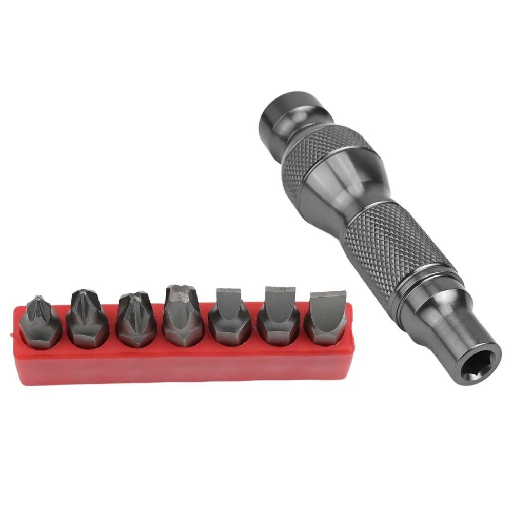 Aluminum Zinc Zinc Alloy 6.35mm Bits Holder Ergonomic 6.35mm Hex Shank Bit Hand Tool KS16 handle
Aluminum Zinc Zinc Alloy 6.35mm Bits Holder Ergonomic 6.35mm Hex Shank Bit Hand Tool KS16 handle