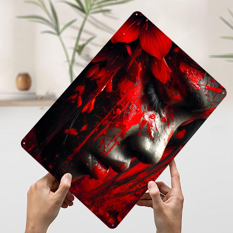 Red Blood and Flowers Tin Plaque Poster Customized Wall Art Retro Vintage Metal Signs for Man Cave Gamer Decoration Room Decor 7.9x11.8In(20x30cm)
Red Blood and Flowers Tin Plaque Poster Customized Wall Art Retro Vintage Metal Signs for Man Cave Gamer Decoration Room Decor 7.9x11.8In(20x30cm)