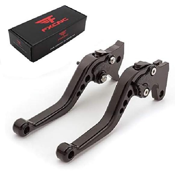 CNC Brake Clutch Levers Compatible with GROM MSX125 CBR300R CB300F CB300 CB300R CB300FA 2014-2020, CBR250R 2011-2013, CB400F CB400R 2013-15, CBR500R Black Lever with Black Ad
CNC Brake Clutch Levers Compatible with GROM MSX125 CBR300R CB300F CB300 CB300R CB300FA 2014-2020, CBR250R 2011-2013, CB400F CB400R 2013-15, CBR500R Black Lever with Black Ad