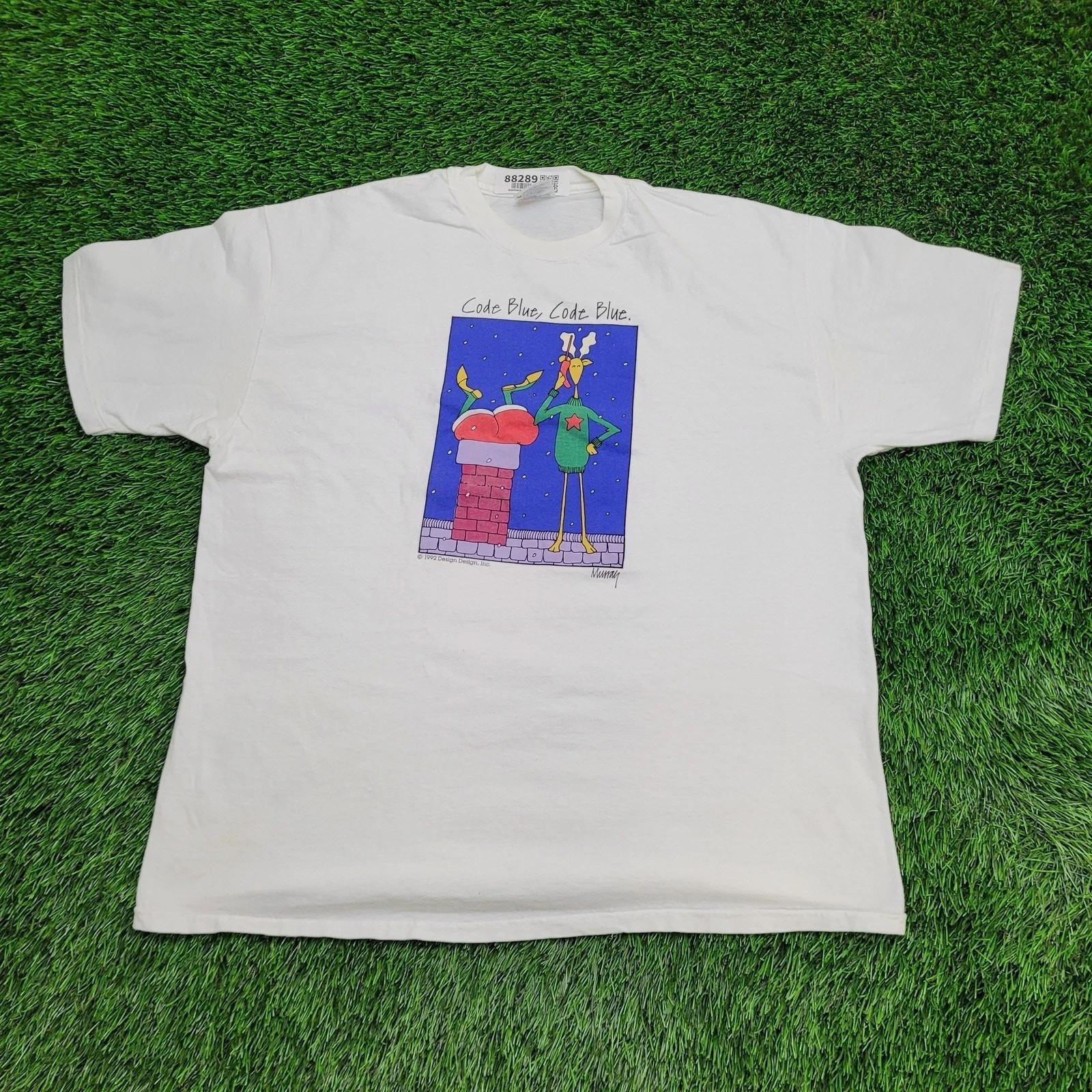 Vintage 1992 Funny Santa Claus Shirt XL 23x28 Crop USA L
Vintage 1992 Funny Santa Claus Shirt XL 23x28 Crop USA L