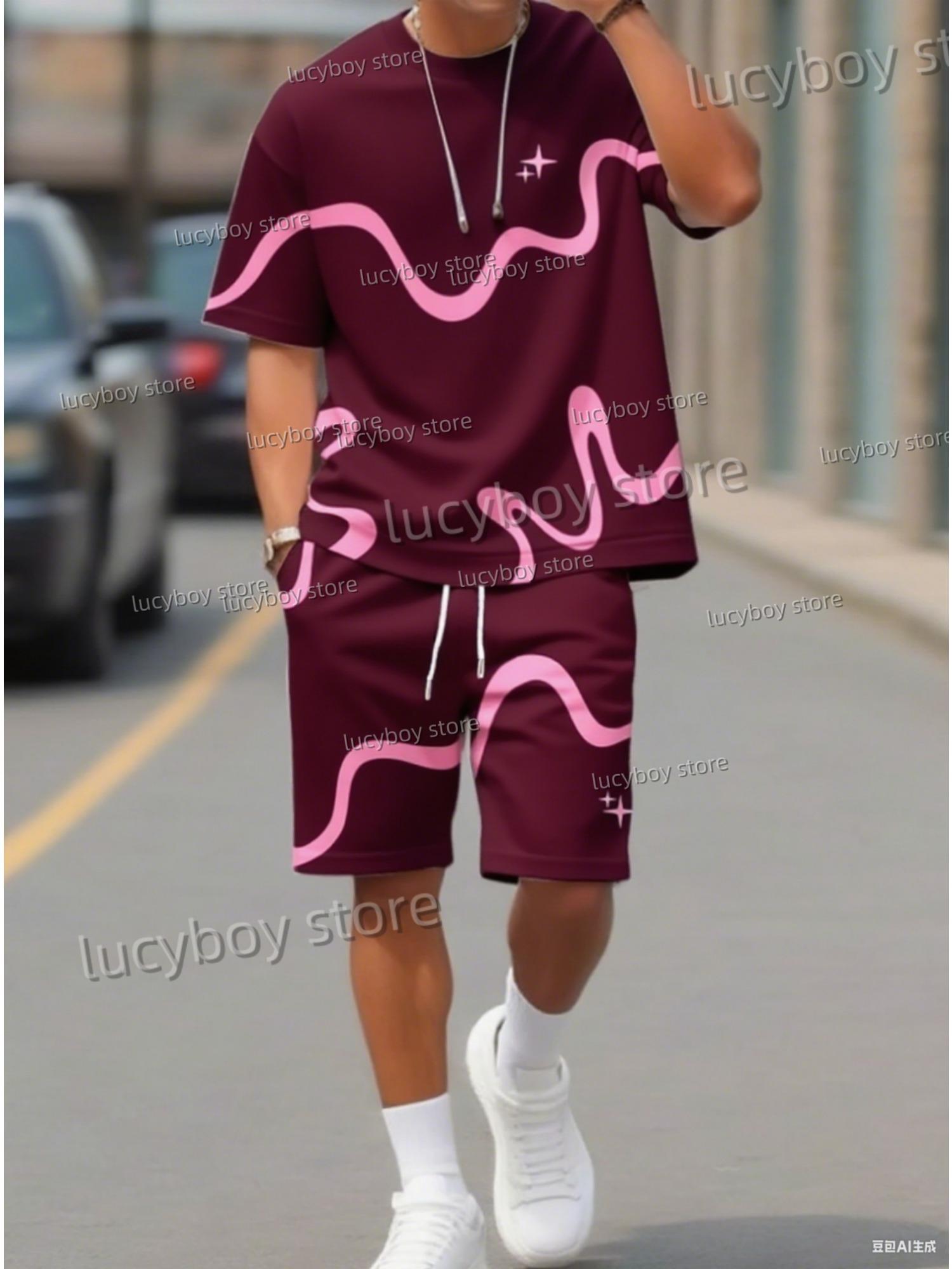 Summer Men 3D Digital Print Set Short Sleeve T-Shirt Shorts Set Adult Sport Jogging Plus Size Tracksuit 2 Piece Set 6XL
Summer Men 3D Digital Print Set Short Sleeve T-Shirt Shorts Set Adult Sport Jogging Plus Size Tracksuit 2 Piece Set 6XL