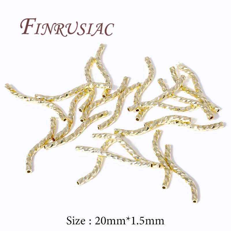 14K Real Gold Plated S shape Curve Tube For Jewelry Making,Metal Spacer Beads Connectors For Bracelets Accessories DIY Findings 10 pieces
14K Real Gold Plated S shape Curve Tube For Jewelry Making,Metal Spacer Beads Connectors For Bracelets Accessories DIY Findings 10 pieces