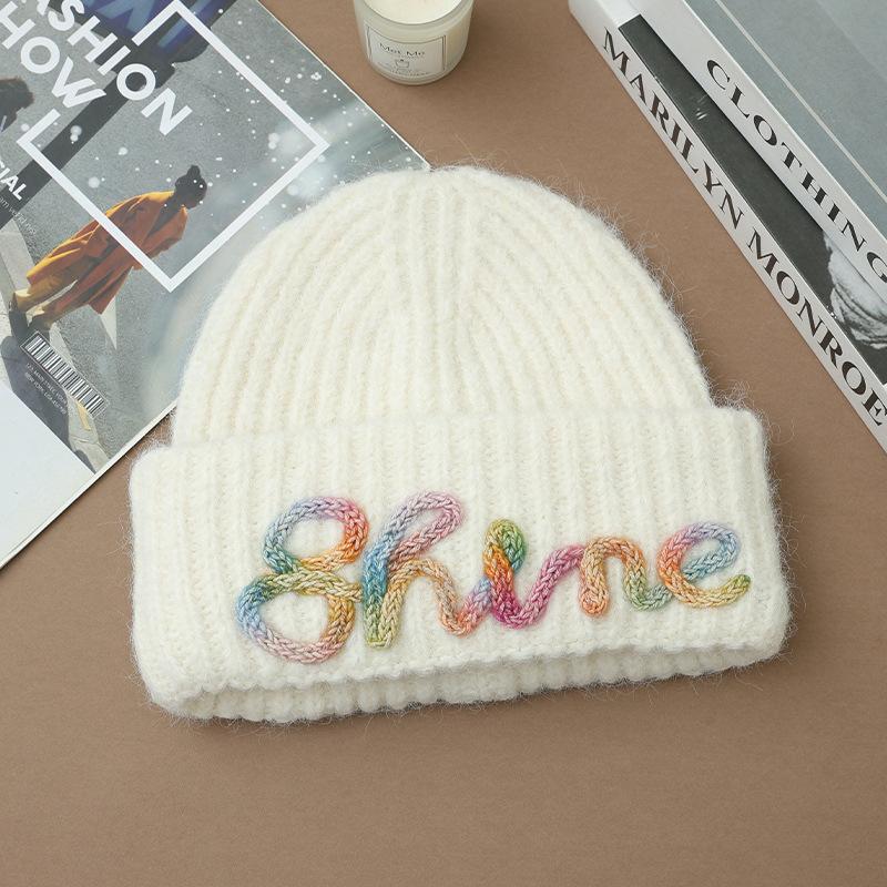 Hat for Women In Autumn and Winter Colorful Lines Warm Knitted Hat Korean Style Versatile Big Head Flange Hat Outdoor Cold Hat average size
Hat for Women In Autumn and Winter Colorful Lines Warm Knitted Hat Korean Style Versatile Big Head Flange Hat Outdoor Cold Hat average size