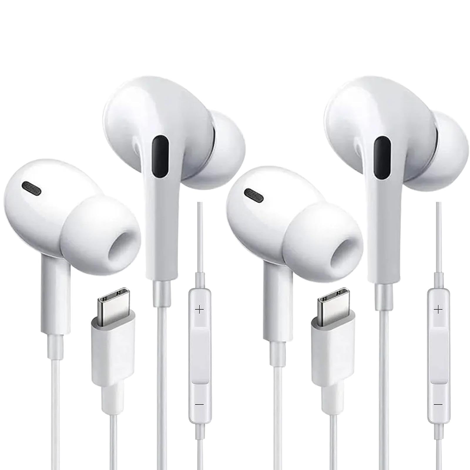 BeatLux USB C Headphones with Built-in Mic Noise Cancelling 2 Pack
BeatLux USB C Headphones with Built-in Mic Noise Cancelling 2 Pack