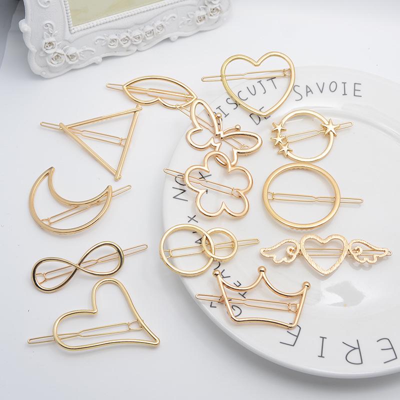 Korean Cupid Love Pentagonal Hairpin - Cute Alloy Frog Clip Hair Accessory Silver Large Pentagon
Korean Cupid Love Pentagonal Hairpin - Cute Alloy Frog Clip Hair Accessory Silver Large Pentagon