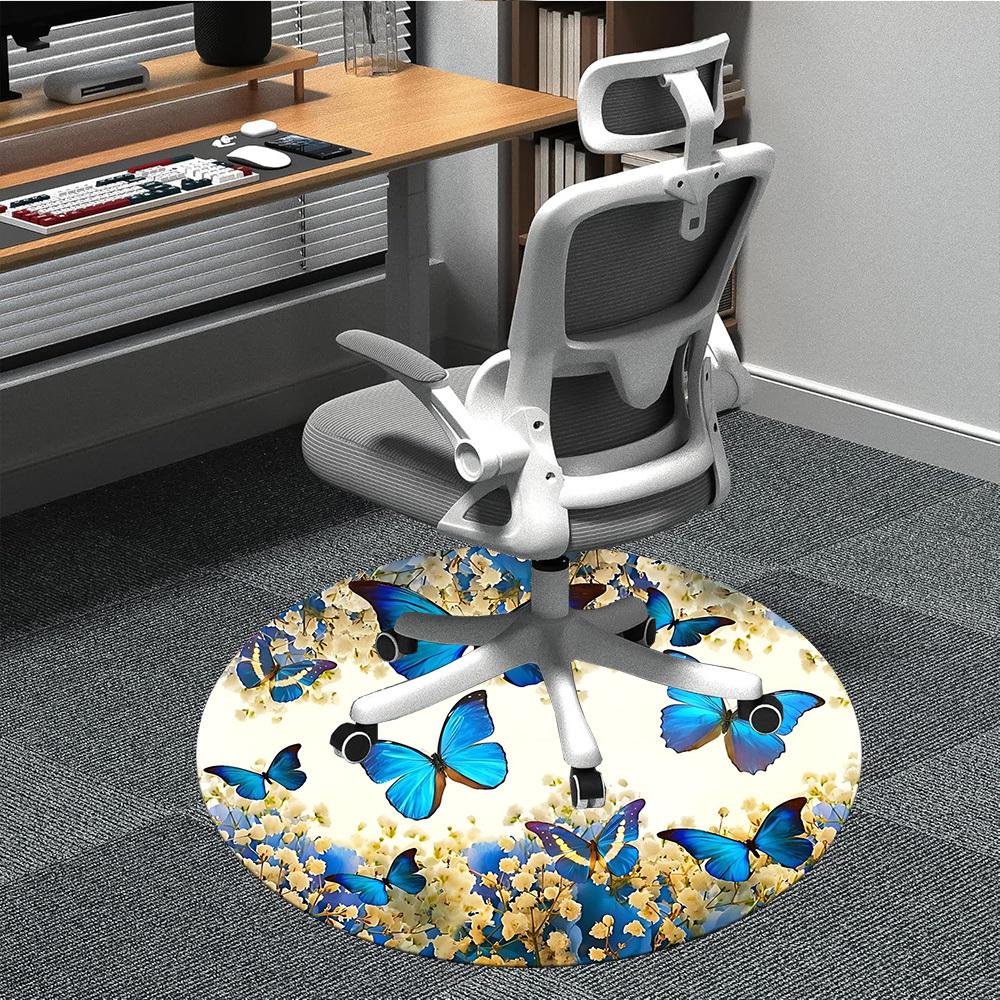 1pc Butterfly Floral Pattern Chair Carpet for Office, Soft, Non-Slip Polyester Mat, Office, Entryway, Living Room, Bedroom, yy251207276 80cm by 80cm
1pc Butterfly Floral Pattern Chair Carpet for Office, Soft, Non-Slip Polyester Mat, Office, Entryway, Living Room, Bedroom, yy251207276 80cm by 80cm