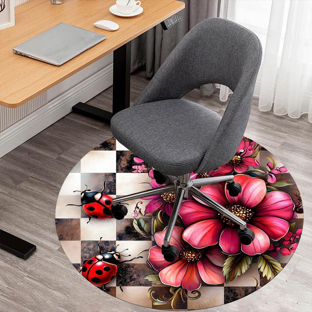 1PC Ladybug Flowers Office Round Area Rug, Under Office Chairs Bedroom Living Room Home Decor, Carpet for Office -1110071 80cm by 80cm
1PC Ladybug Flowers Office Round Area Rug, Under Office Chairs Bedroom Living Room Home Decor, Carpet for Office -1110071 80cm by 80cm