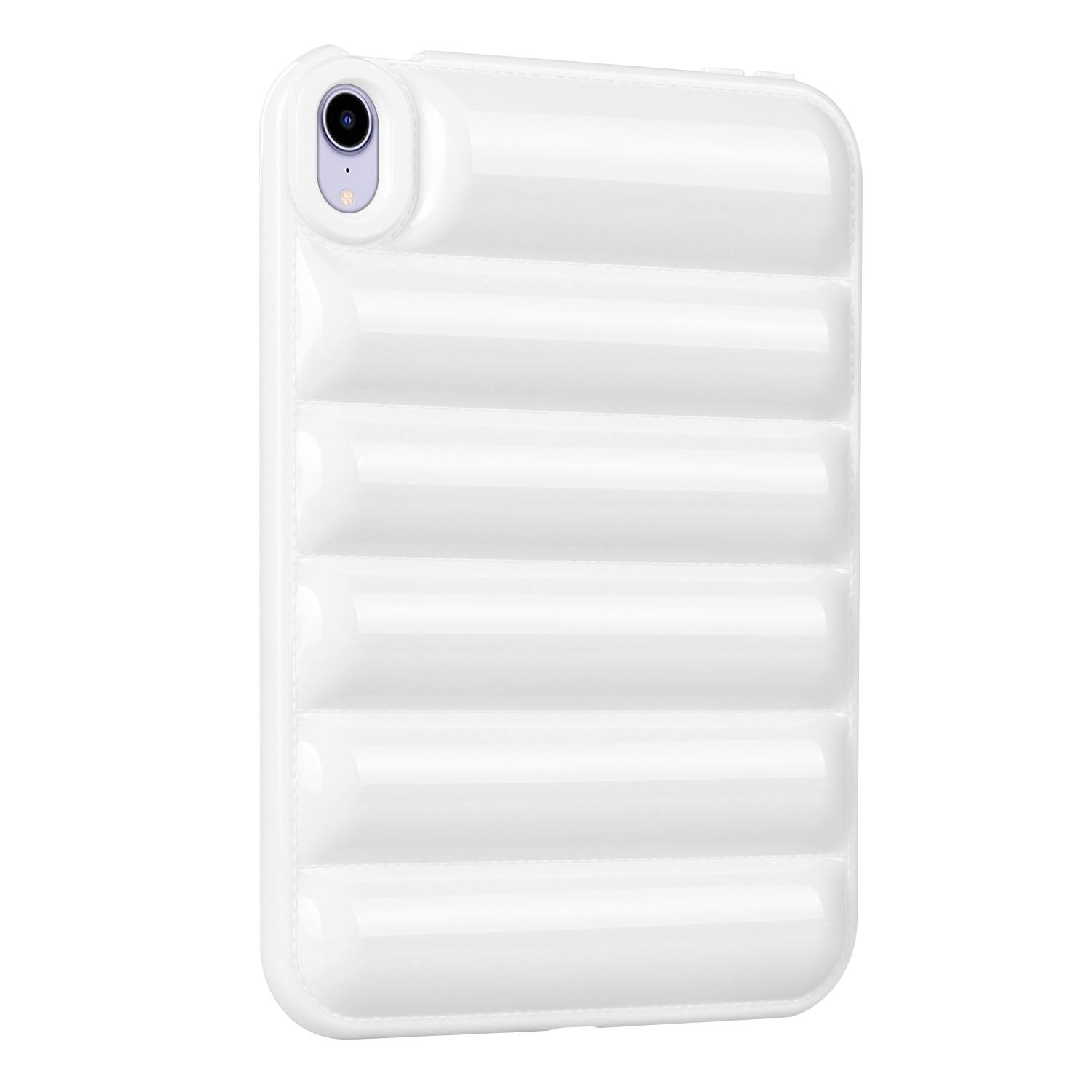 For iPad mini (2024)/mini (2021) Candy Color Down Jacket Shockproof Back Case Soft TPU Tablet Cover White
For iPad mini (2024)/mini (2021) Candy Color Down Jacket Shockproof Back Case Soft TPU Tablet Cover White