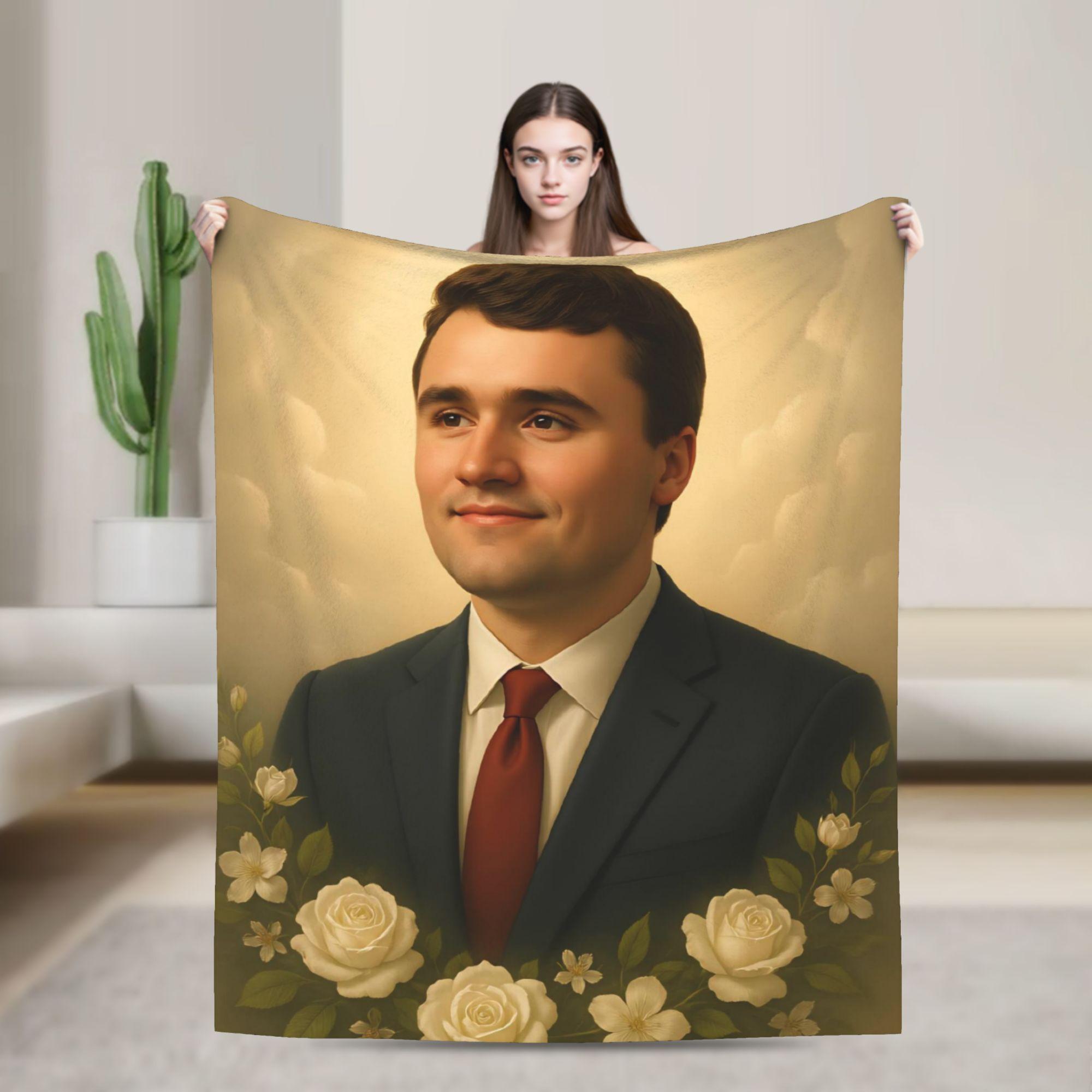 Charlie Kirk And Juses Throw Blanket Soft Cozy Graphic Blanket For Living Room Travel Office Flannel Bedspread Bed Cover 75x100cm
Charlie Kirk And Juses Throw Blanket Soft Cozy Graphic Blanket For Living Room Travel Office Flannel Bedspread Bed Cover 75x100cm