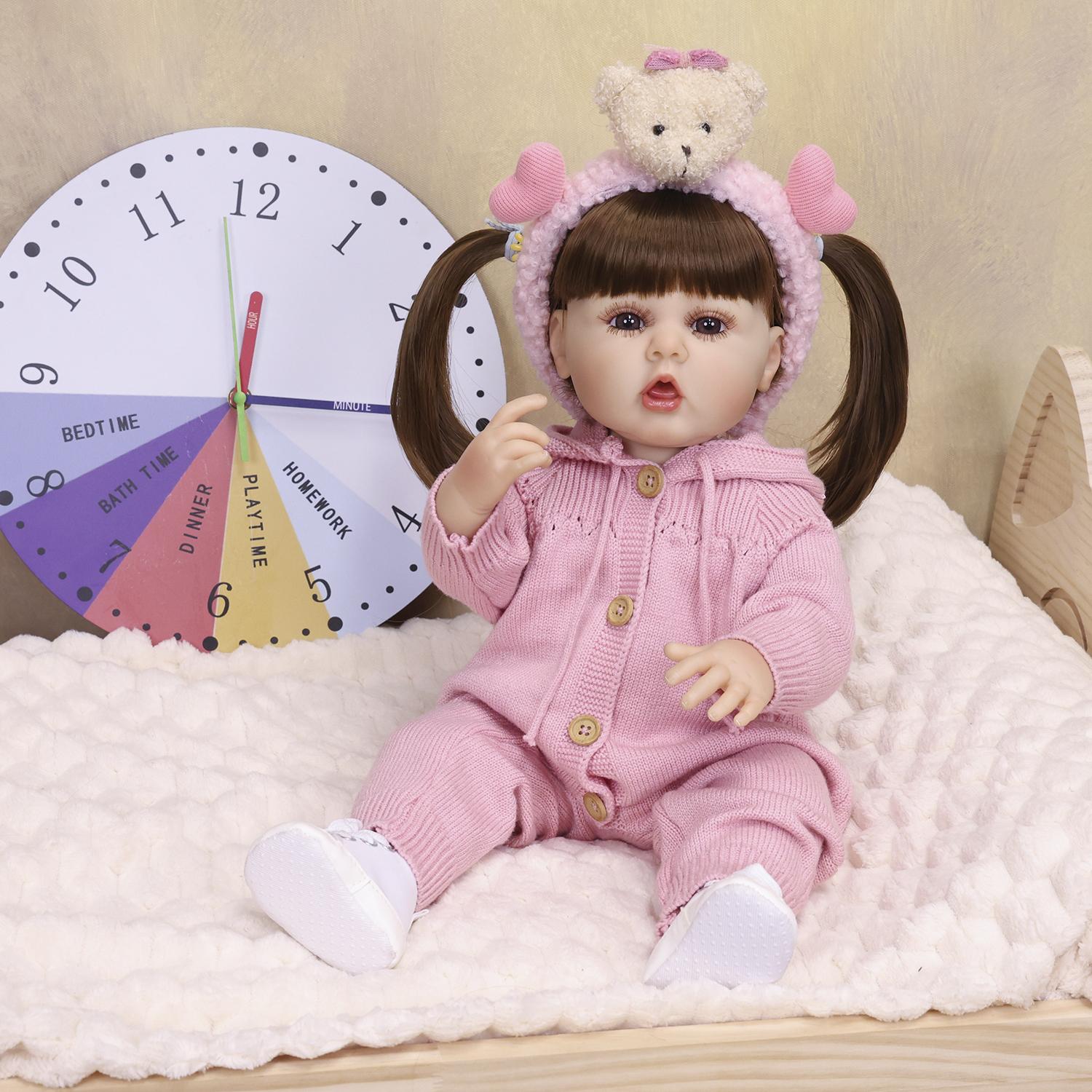 KEIUMI 22 Inch Reborn Baby Doll Full Body Silicone Vinyl Realistic 3D Skin Newborn Girl Toy Children Birthday Gift 22 inch
KEIUMI 22 Inch Reborn Baby Doll Full Body Silicone Vinyl Realistic 3D Skin Newborn Girl Toy Children Birthday Gift 22 inch