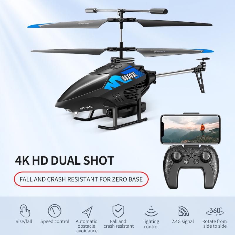 4DRC 4D-M6 HD Aerial Photography Children Aircraft Toy Rechargeable Remote Control Helicopter, 1 Battery Blue
4DRC 4D-M6 HD Aerial Photography Children Aircraft Toy Rechargeable Remote Control Helicopter, 1 Battery Blue