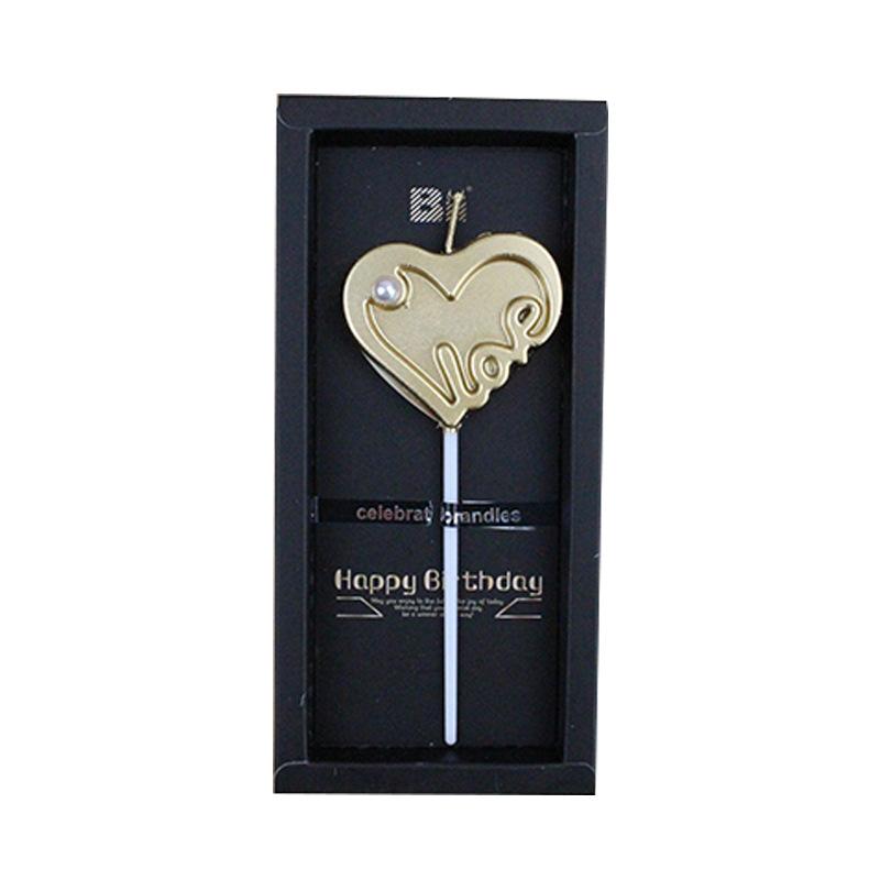 Valentine s Day Atmosphere Love Candle Golden LOVE Birthday Cake Candle PVC Box Packaging Birthday Party Party Gold plated love candle gold
Valentine s Day Atmosphere Love Candle Golden LOVE Birthday Cake Candle PVC Box Packaging Birthday Party Party Gold plated love candle gold