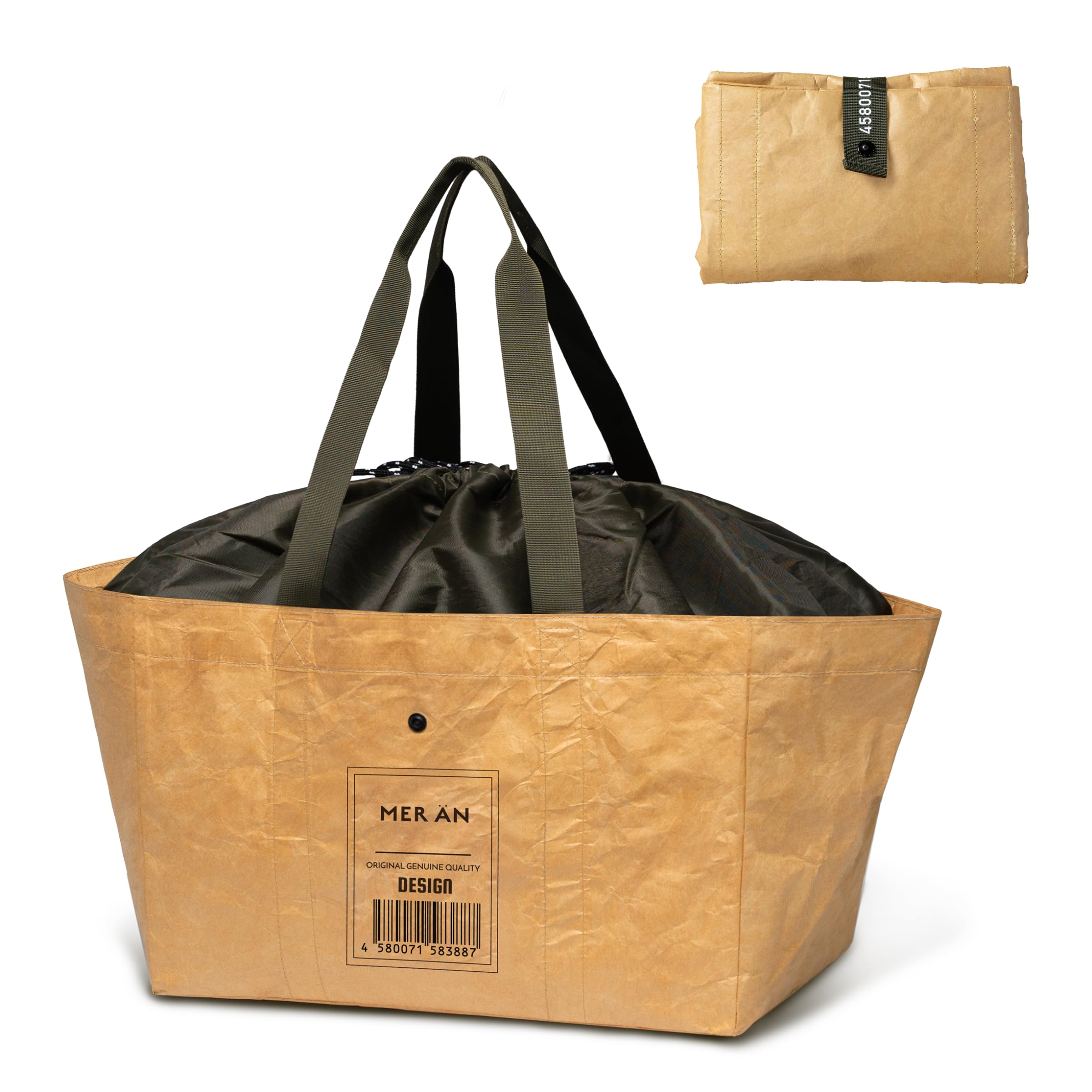 Eco Bag HAKKI Shopping Basket 27L Large Capacity M Size Tyvek with Drawstring Bag Gusseted Foldable Cooling Stylish Shopping Bag Durable Shopping Bag
Eco Bag HAKKI Shopping Basket 27L Large Capacity M Size Tyvek with Drawstring Bag Gusseted Foldable Cooling Stylish Shopping Bag Durable Shopping Bag